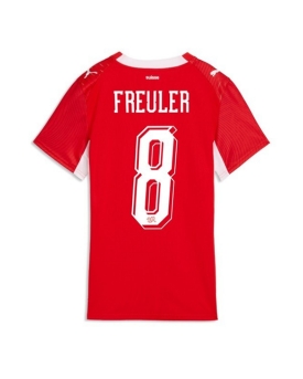 Billige Fotballdrakt Sveits Remo Freuler #8 Replika Hjemmedrakt Dame VM 2026 Kortermet Billige Fotballdrakt Sveits Remo Freuler #8 Replika Hjemmedrakt Dame VM 2026 Kortermet